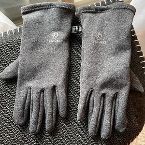 HEAD Grey Running Gloves Touchscreen Size Large